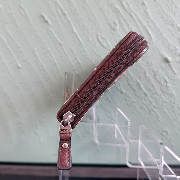 Fossil Key-Per Brown Floral Wallet - Picture 3 of 7